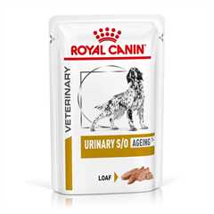 ROYAL CANIN Veterinary Urinary S/O Ageing 7+ Loaf Wet Dog Food - 48x85g Pouches