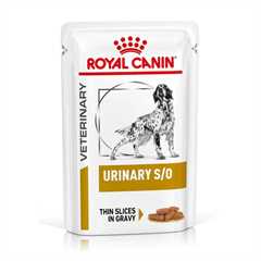 ROYAL CANIN Veterinary Urinary S/O Thin Slices in Gravy Adult Wet Dog Food - 48x100g