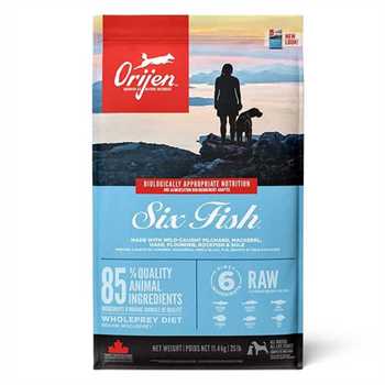 Orijen Six Fish Grain Free Dry Dog Food 