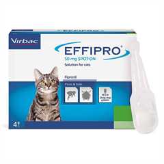 Effipro Spot On Solution for Cats - 4 Pipettes