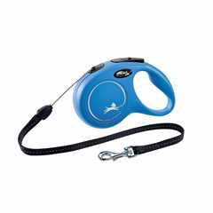 Flexi New Classic Cord Lead 8m Small - Blue