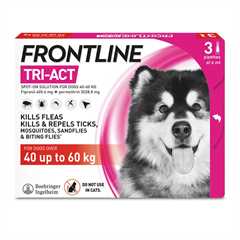 FRONTLINE TRI-ACT Flea & Tick XLarge Dog - 3 Pack