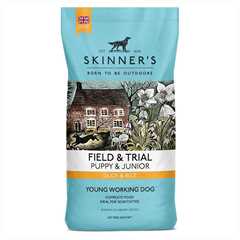 Skinners Field & Trial Puppy & Junior Dry Dog Food - Duck & Rice - 15kg - VAT Free
