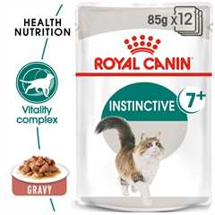 Royal Canin Feline Health Nutrition Instinctive 7+ Wet in Gravy Mature Cat Food - 12 x 85g Pouch