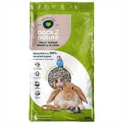 Back 2 Nature Recycled Paper Small Pet Litter - 20Ltr