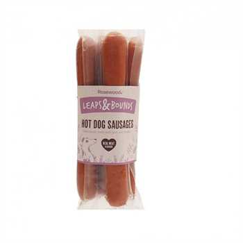 Leaps and Bounds Hot Dog Sausages for Dogs - 220g 4pc