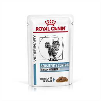 Royal Canin Veterinary Health Sensitivity Control Adult Wet Cat Food in Gravy - Chicken 48x85g