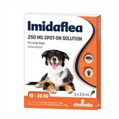 Imidaflea Spot on Solution 250mg for Large Dogs - 10-25kg - 3 x 2.5ml