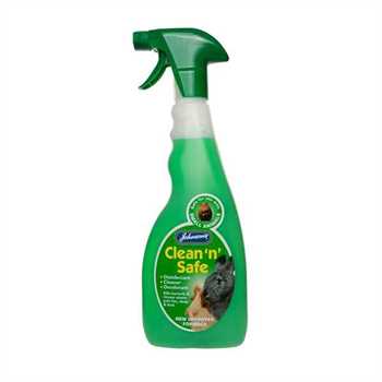 Johnsons Clean n Safe Small Animal Disinfectant Spray - 500ml