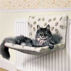 Danish Design Kumfy Kradle Radiator Bed Paw Print - Wide