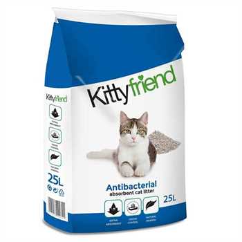 Kittyfriend Antibacterial Non-Clumping Cat Litter - 25Ltr