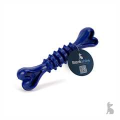 Barkshire Medium Studded Bone Dog Toy - Blue