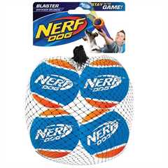 Nerf Dog Blaster Distance Balls 4 pk