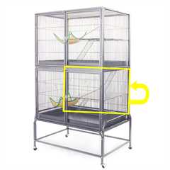 Rat & Ferret Cage - Replacement Under Back Wire Mesh - Part D