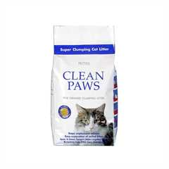 Cleanpaws Super Clumping Clay Cat Litter - 15kg