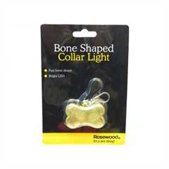 Rosewood Bone Shaped Collar Light