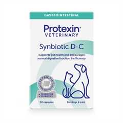 Protexin Digestion Synbiotic D-C for Cats & Dogs - 50 Capsules