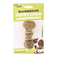 Bamboodles I-Bone Puppy Chew Toy -  Chicken 