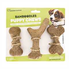 Bamboodles Puppy Chew Toys - Chicken - 3 pack