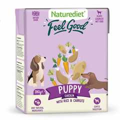 Naturediet Feel Good Puppy Wet Dog Food - Chicken - 18x390g Cartons