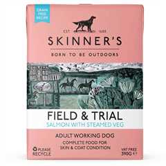 Skinners Field & Trial Working Dog Grain Free Adult Wet Dog Food - Salmon  - 18x390g Cartons