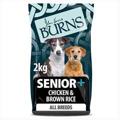 Burns Senior+ Dry Dog Food -  Chicken & Brown Rice - 2kg
