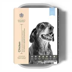 Natures Harvest Senior Wet Dog Food - Chicken & Brown Rice - 10x395g Trays