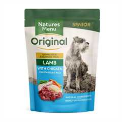Natures Menu Senior Lamb and Chicken - 8 x 300g Pouches