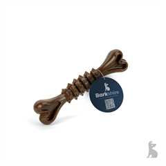 Barkshire Small Studded Bone Dog Toy - Brown