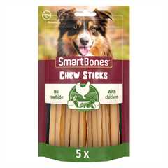 SmartBones SmartSticks Adult Dog Treats - Chicken - 5 Sticks