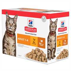 Hills Science Plan Adult Wet Cat Food - Poultry -  12x85g Pouches 