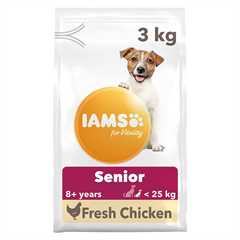IAMS for Vitality Small and Medium Breed Senior Dry Dog Food - Chicken - 3kg