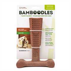 Bamboodles T-Bone Chew Toy - Beef - Large