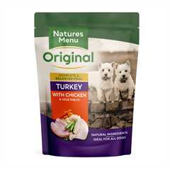 Natures Menu Adult Turkey and Chicken - 8 x 300g Pouches
