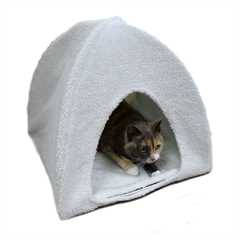 Purrshire Fleecy Sheepskin Cat Den