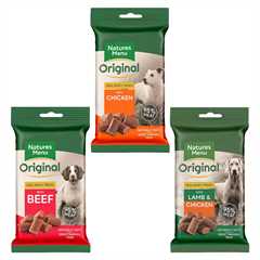 Natures Menu Real Meaty Dog Treats - 60g