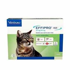 Effipro Duo Spot-On Solution for Cats - 4x0.5ml Pipettes