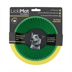 Lickimat Wobble Treat Mat - Green - 16.5x16.5cm