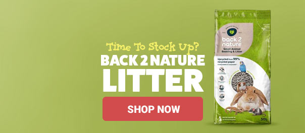 Back 2 Nature Recycled Paper Small Pet Litter